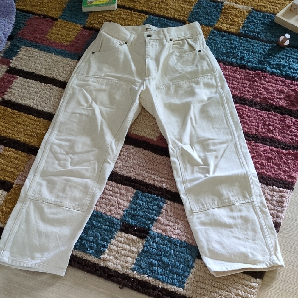 Rudy Jude Cream Straight Leg Jeans